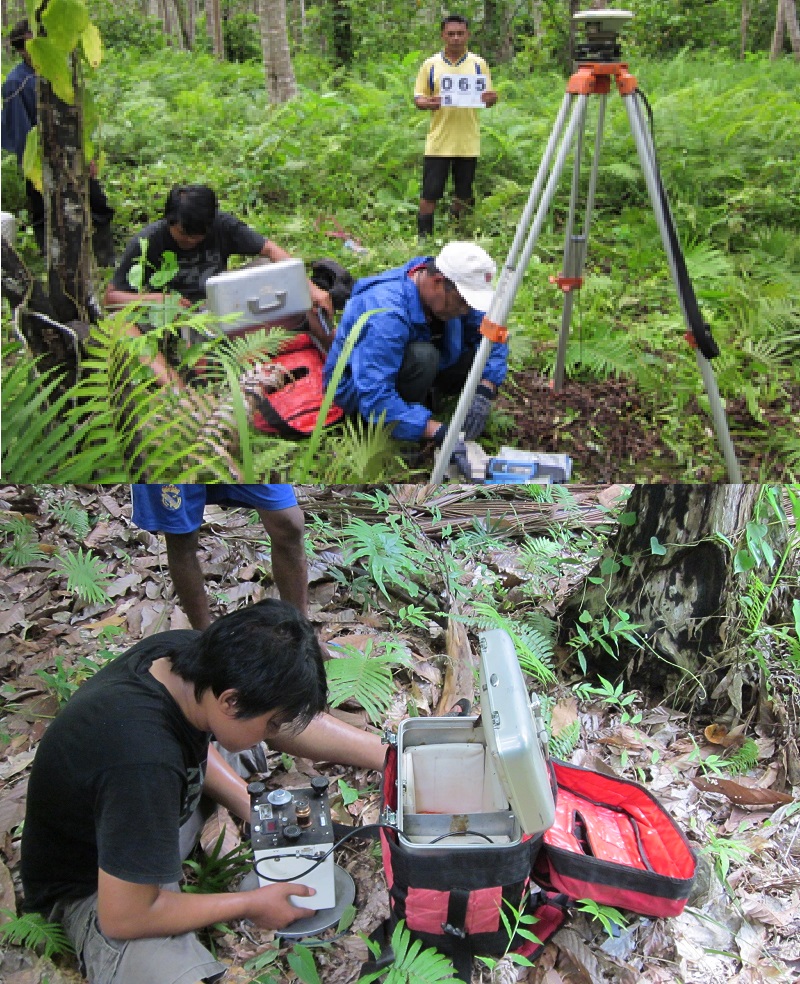 Gravity data collection using the Lacoste-Romberg gravitymeter tool