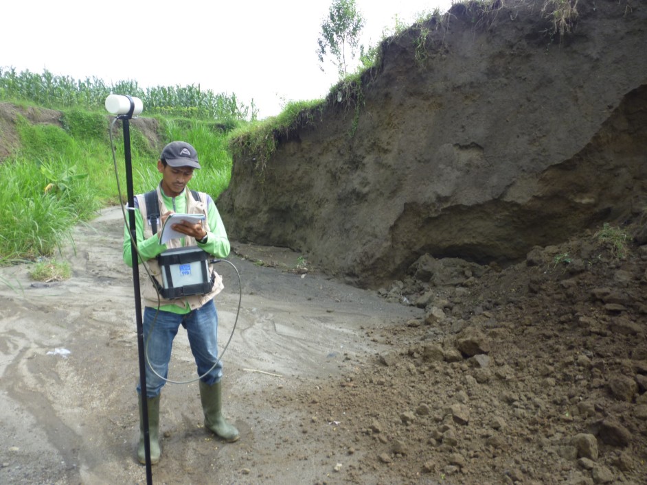 Magnetik Tanah sinkhole - kediri, jawa timur