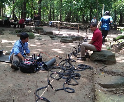 Pengukuran Resistivitas pada Situs Arkeologi di Pangandaran, Ciamis