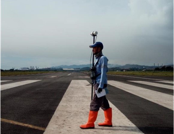 survey geomagnet untuk penentuan compass wing bandara